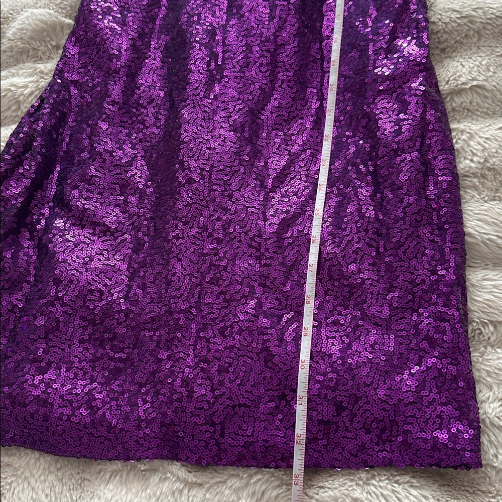 Purple Sequin Dress - Picture 6 of 6